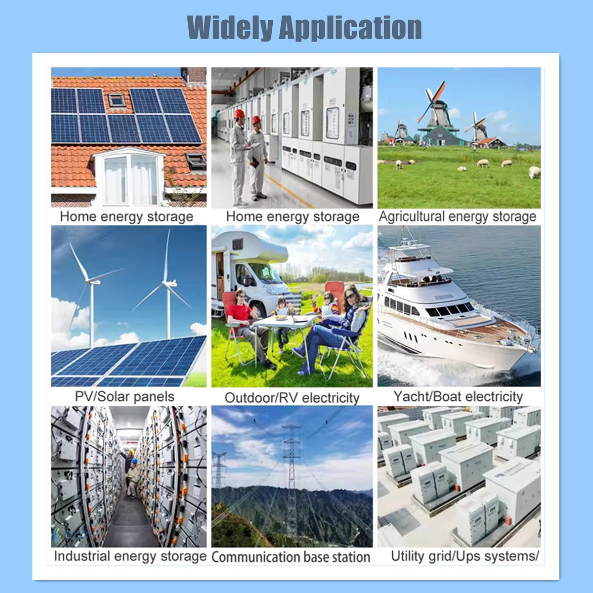 30KW Hybrid Solar Power System Complete Kit 54PCS 550W Solar Panel (30KW) + 3 Sets 48V 10KW Split Phase Inverter Built in MPPT+ 6 Sets-51.2V 314Ah 16kwh LiFePO4 Home Storage Lithium Battery