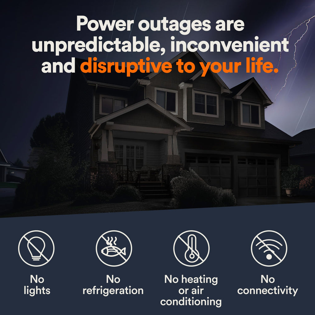 Generac Guardian 14kW Home Generator, Transfer Switch & WiFi Monitoring